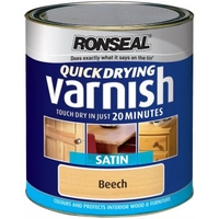 Quick Drying Varnish Beech Satin - 250ml / 750ml