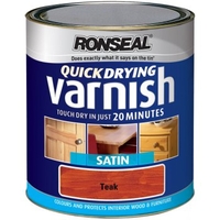 Quick Drying Varnish Teak Satin - 250ml / 750ml