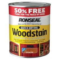 Ronseal Quick Drying Woodstain Antique Pine 250ml / 750ml / 2.5L