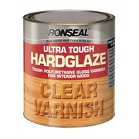 Ronseal Ultra Tough Hardglaze Varnish - 250ml / 750ml / 2.5L