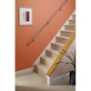 Rothley Wall Mounted Hand Rail Kit Brushed Chrome 3.6m