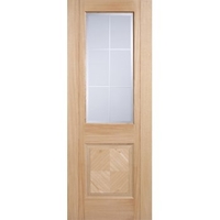 Valencia Glazed Oak Internal Pre-Finished Door
