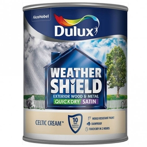 Weathershield Exterior Quick Dry Satin Celtic Cream 750ml