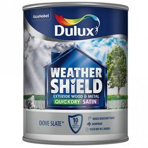 Weathershield Exterior Quick Dry Satin Dove Slate 750ml