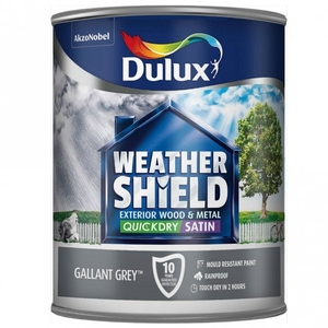 Weathershield Exterior Quick Dry Satin Gallant Grey 750ml