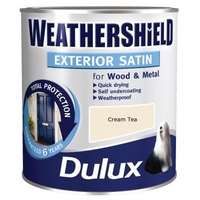 Weathershield Exterior Satin 750ml - Cream Tea