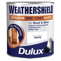 Weathershield One Coat Exterior Gloss 750ml / 2.5L - Pure Brilliant White
