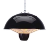 1500 Watt LED Pendant Halogen Element Patio Heater - Black
