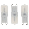 3 Pack of 2.5 Watt LED G9 Non-Dimmable Capsule Light Bulb - Natural White