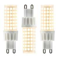 3 Pack of 6.3 Watt LED Large G9 Dimmable Light Bulbs - Cool White