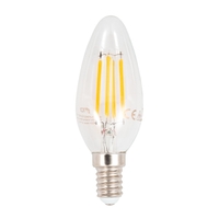 4.5 Watt LED E14 Small Edison Screw Filament Candle Bulb - Warm White