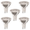 5 Pack of 4.5 Watt GU10 LED Dimmable Light Bulb - Cool White