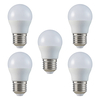 5 Pack of 4.9 Watt LED E27 Edison Screw 6500K Golf Ball Light Bulbs - Cool White