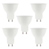 5 Pack of 7 Watt LED GU10 3000K Light Bulb - Warm White