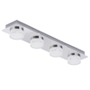 Bolton Bathroom 4 Light LED Flush Ceiling Spotlight Bar - Chrome