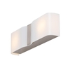 Ediso Decorative Wall Light - 2 Light - Satin Chrome