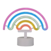 Glow Rainbow Neon Table Lamp - Multicoloured