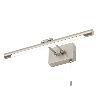 IP44 Rated Picture Wall Light
with Pull Cord - Satin Nickel