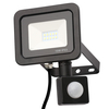 Langton Outdoor LED 10 Watt Slimline Wired Flood Light with PIR Sensor - Black