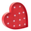 Novelty Heart Shaped Table or Wall Light - Red