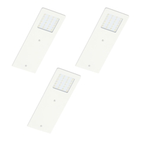 Pack of 3 Slimline Kitchen LED Under Cabinet Light - White