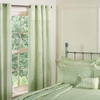 Regency New Jacquard Green Curtains 66x54 in