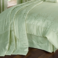 Regency New Jacquard Single Throw - Green