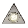 Scott Triangular Warm White LED Under Kitchen Cabinet Light - Satin Nickel