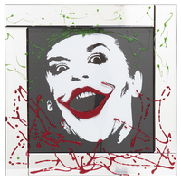 The Joker Mirrored Picture Frame - Silver