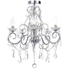 Vara 5 Light Bathroom Chandelier - Chrome