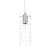 Visconte Fillo 1 Light Ceiling Pendant Light - Chrome