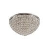 Visconte Maine 12 Light Large Flush Ceiling Light - Chrome