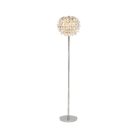 Visconte Maine 3 Light Floor Lamp - Chrome
