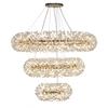 Visconte Scoppio de Stelle 74 Light 3 Tier Crystal Ceiling Pendant - Gold