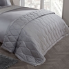 Waves Bed Throw - Silver