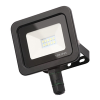 Yarm Outdoor LED 10 Watt Slimline Flood Light - Black