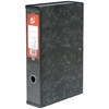 5 Star Box File - Lock Spring with Ring Pull and Catch / 75mm Spine / Foolscap / Cloud Effect