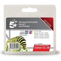 5 Star Compatible Inkjet Cartridge Page Life 205pp Colour [Canon CL-38 Alternative]