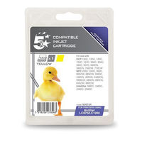 5 Star Compatible Inkjet Cartridge Page Life 400pp Yellow [Brother LC1000Y Alternative]