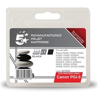 5 Star Compatible Inkjet Cartridge Page Life 520pp Black [Canon PGI-5BK Alternative]