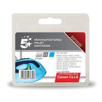 5 Star Compatible Inkjet Cartridge Page Life 935pp Cyan [Canon CLI-8C Alternative]
