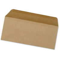 5 Star Plain DL Envelopes - Manilla - Gummed - 75gsm - Pack of 1000