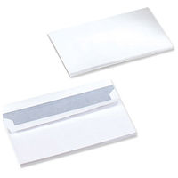 5 Star Plain DL Envelopes - White - Press Seal - 80gsm - Pack of 1000