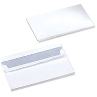 5 Star Plain DL Envelopes - White - Press Seal - 90gsm - Pack of 1000