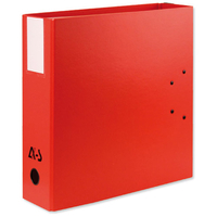 Arianex Double Capacity Lever Arch Files File 2x50mm Spines A4 Red Ref DA4-RD