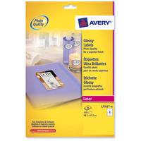 Avery Addressing Labels Colour Laser 8 per Sheet 99.1x67.7mm Ref L7765-40 [320 Labels]