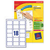 Avery Addressing Labels Laser Jam-free 18 per Sheet 63.5x46.6mm White Ref L7161-100 [1800 Labels]