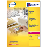 Avery Addressing Labels Laser Jam-free 4 per Sheet 139x99.1mm White Ref L7169-100 [400 Labels]