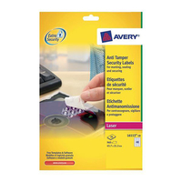 Avery Anti-Tamper Labels Laser 48TV 45.7x21.2mm Ref L6113-20 [960 Labels]