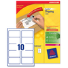 Avery BlockOut Shipping Labels Laser Jam-free 10 per Sheet 99.1x57mm Ref L7173B-100 [1000 Labels]
